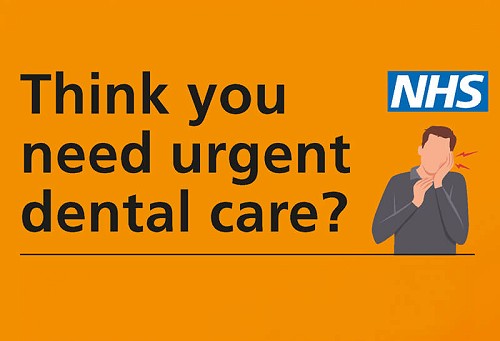 Think you need urgent dental care?