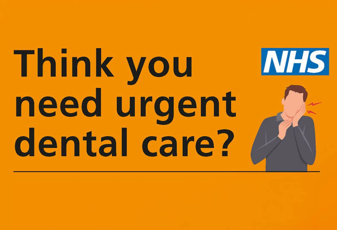 Think you need urgent dental care?
